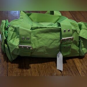 $5 bundle sale lime green nylon hand bag NWT